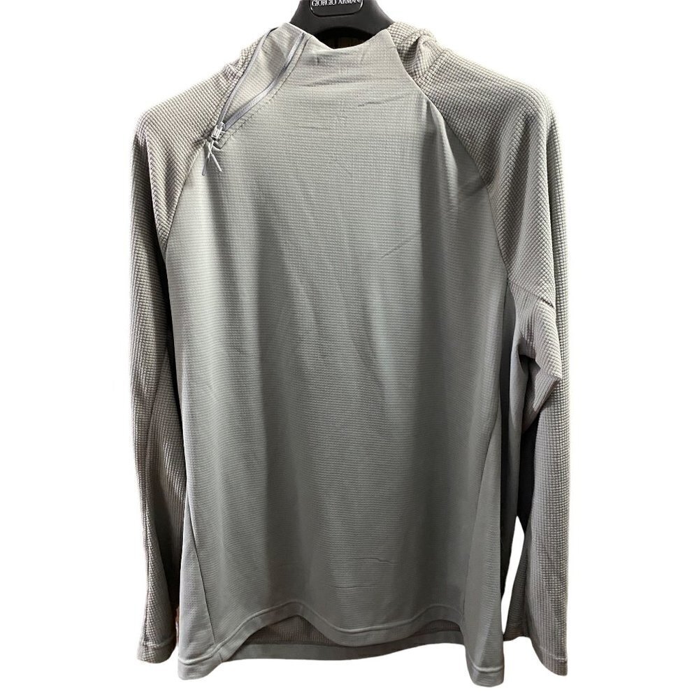 Men LevelWear long sleeves gray Hoodie top Sz Large